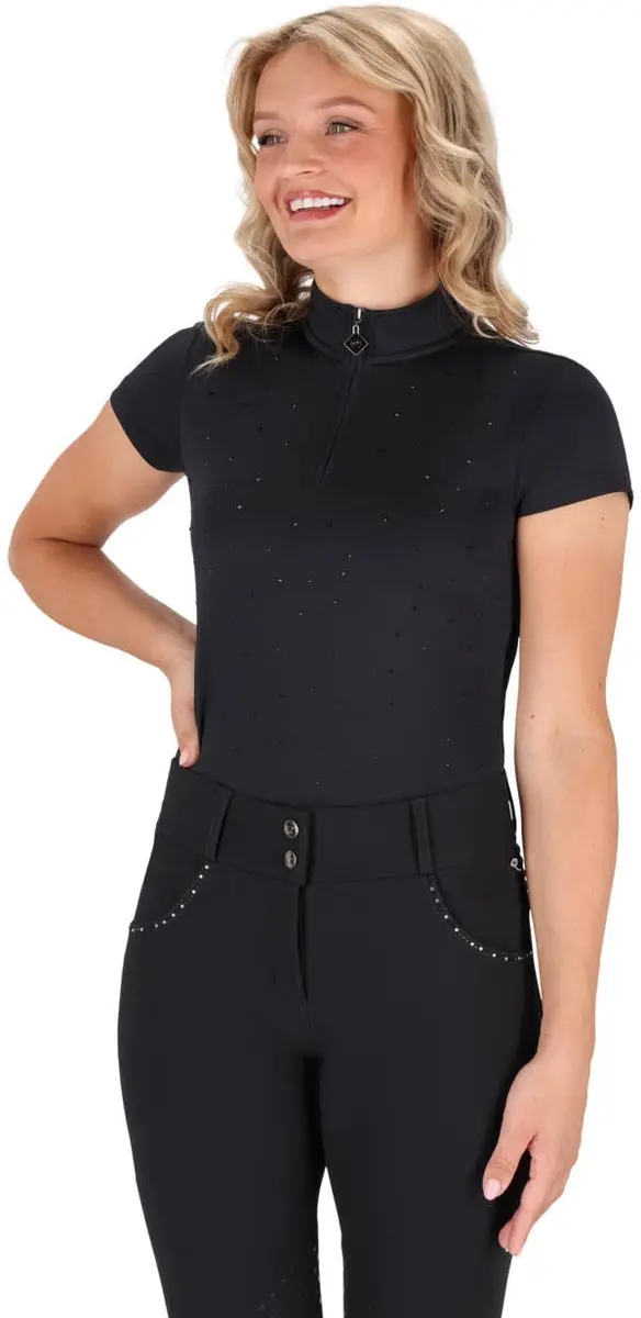 Qhp Sportshirt korte mouwen Oakleigh Black