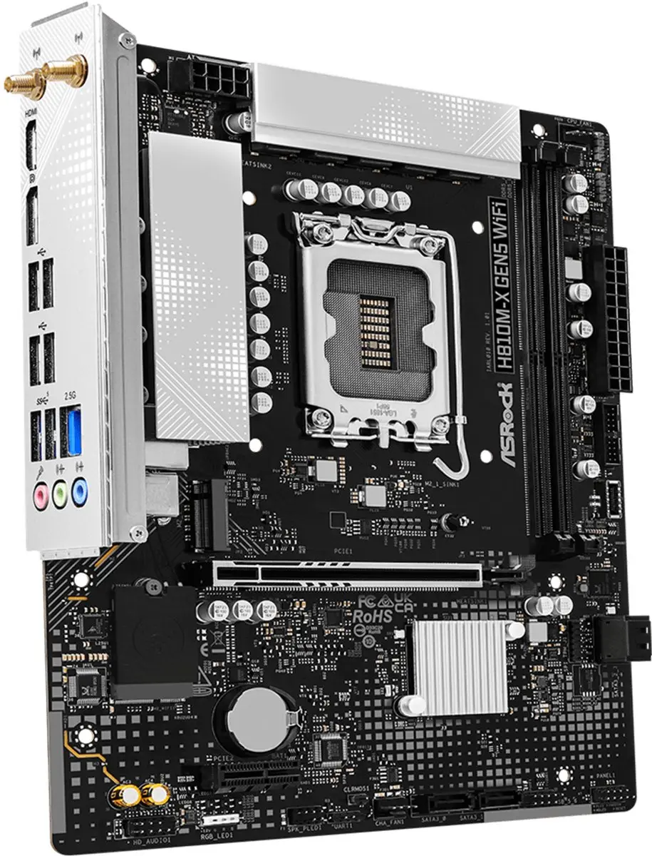 ASRock H810M-X Gen5 WiFi - microATX - LGA1851