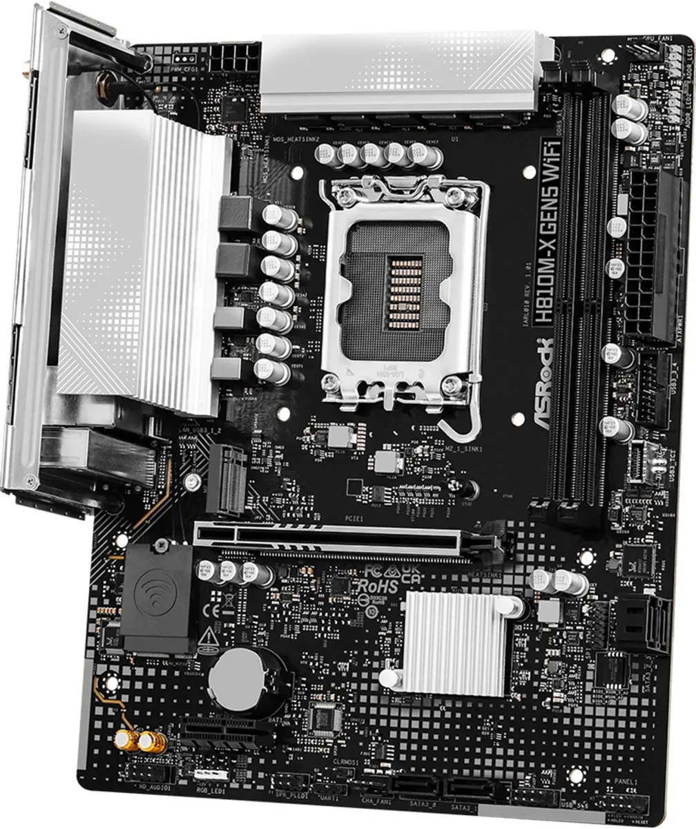 ASRock H810M-X Gen5 WiFi - microATX - LGA1851