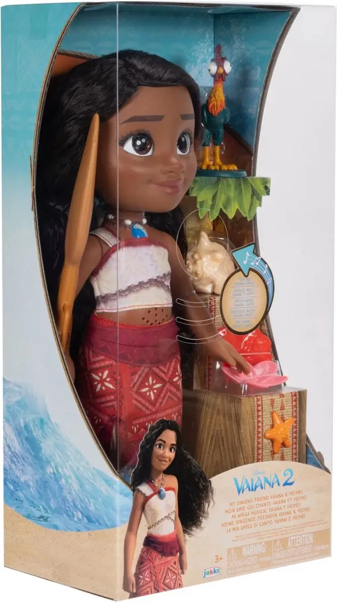 Disney Princess Vaiana Zingende Pop 38cm - Multicolor
