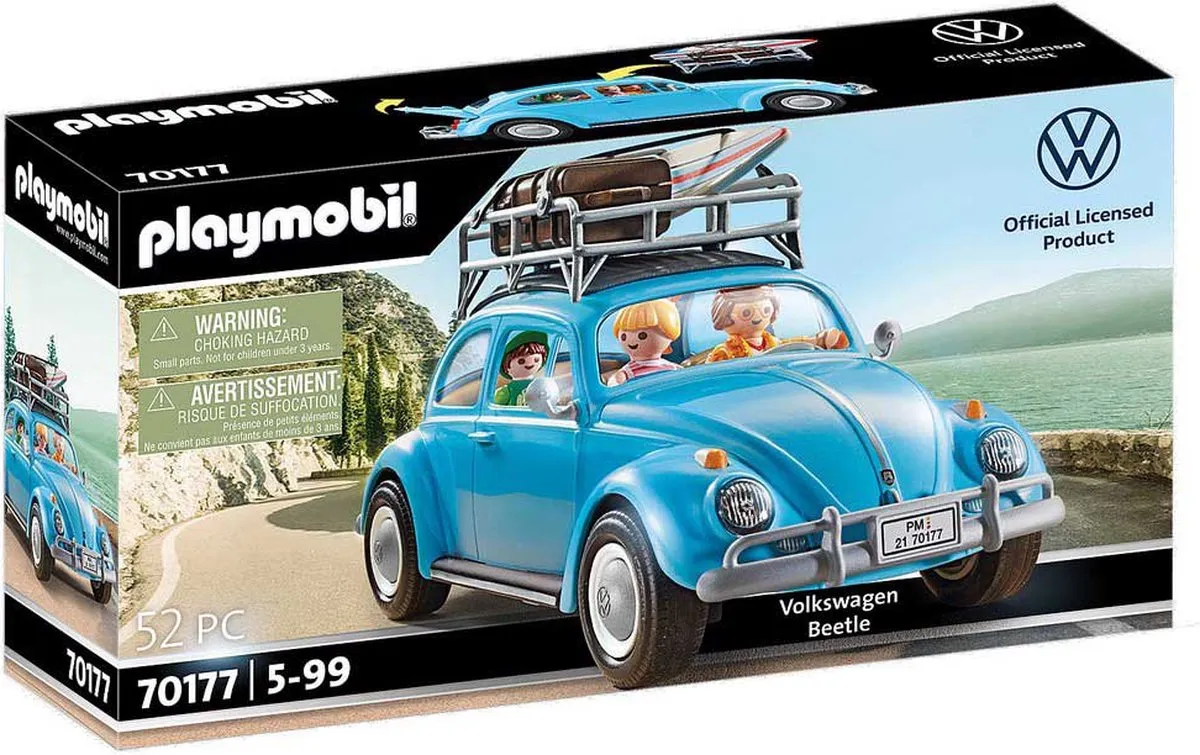 Playmobil Volkswagen Kever 70177 - Blauw