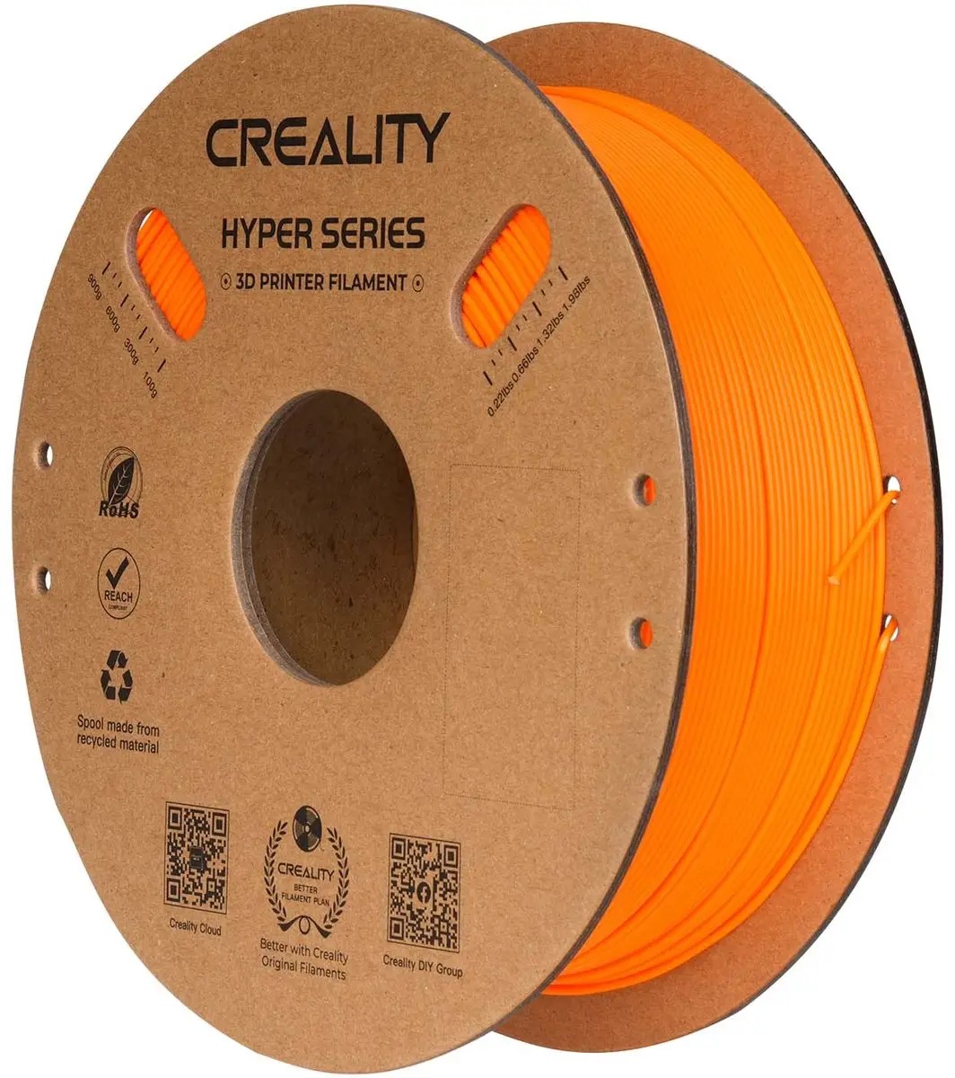 Hyper PLA Filament 1.0mm - Transparant Oranje