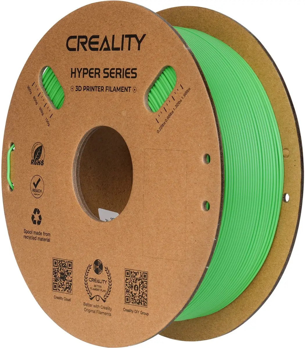 Creality Hyper PLA Filament 1.75mm 1kg - Groen