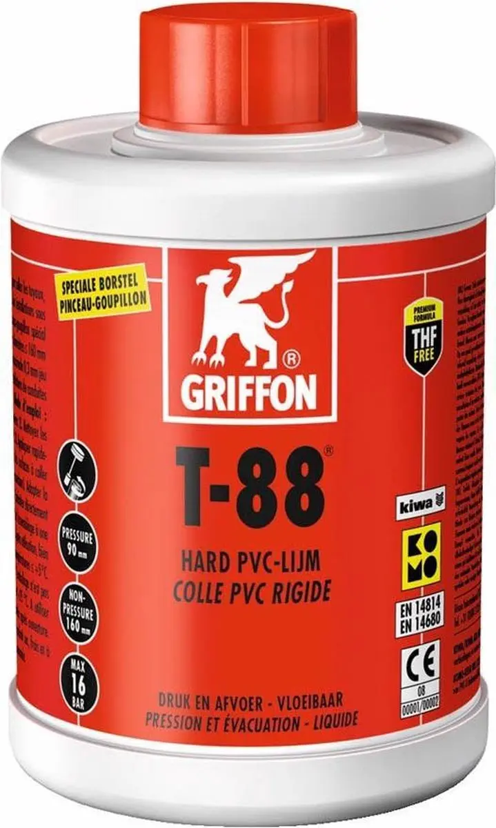 Griffon T-88® PVC-Lijm Flacon 1L