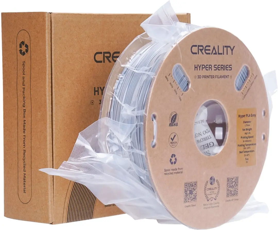 Creality Hyper PLA Filament 1.75mm 1kg - Grijs