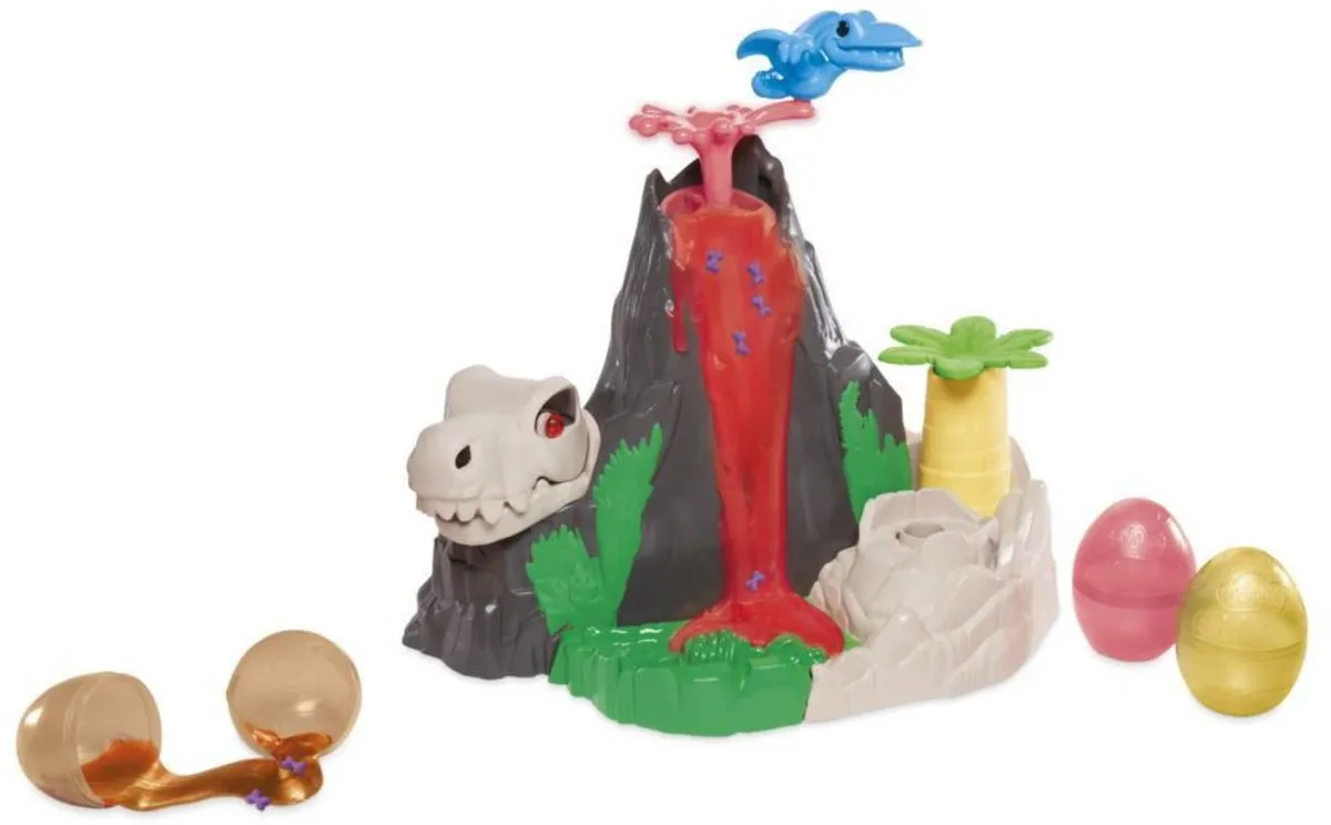 Hasbro Play-Doh Slime Hydro Glitz Dino Vulkaan