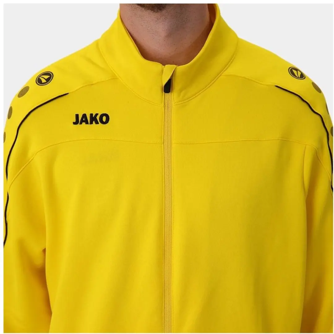 Jako Classico Trainingsjack Geel S