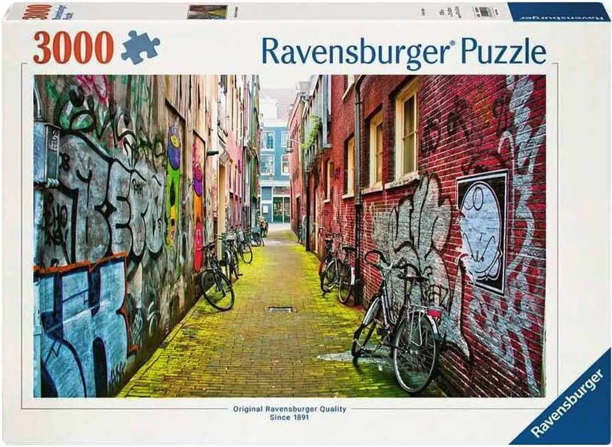 Ravensburger Street in Amsterdam Legpuzzel 3000 Stuks - 12000807