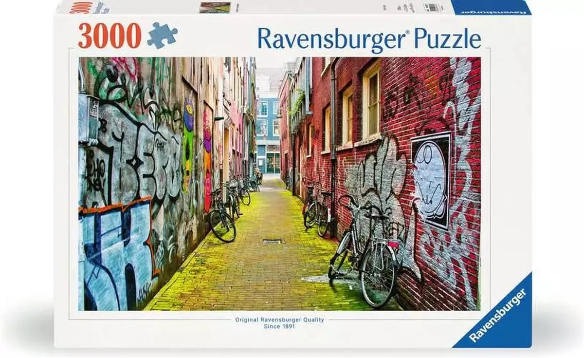 Ravensburger Street in Amsterdam Legpuzzel 3000 Stuks - 12000807