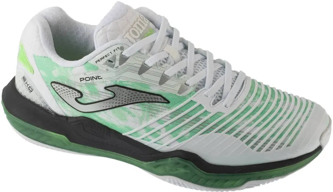 Joma Point Men 25 TPOIW, Mannen, Wit, Tennisschoenen, maat: 46