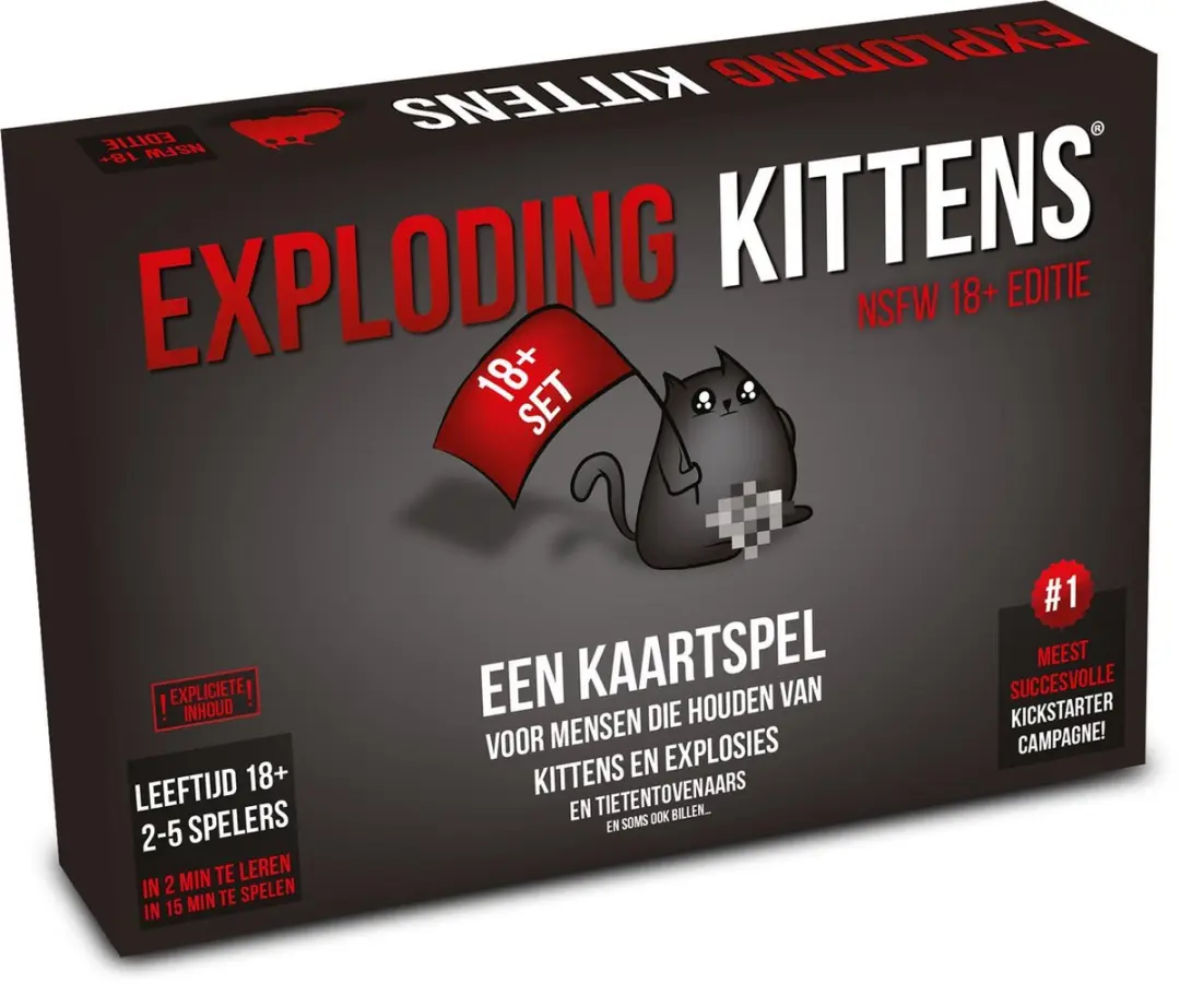 Exploding Kittens NSFW Kaartspel