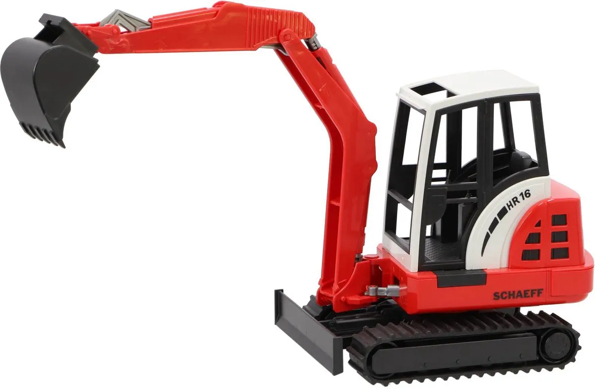 Bruder 2432 Schaeff Mini Baggerkraan - Rood