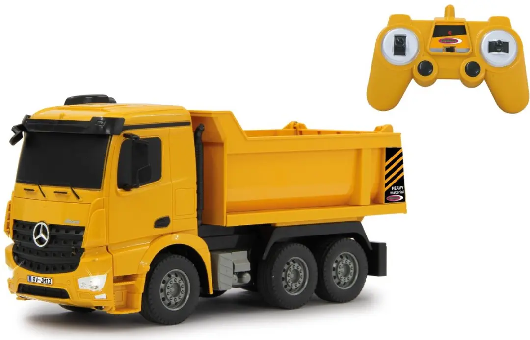 Jamara RC Vrachtwagen Mercedes Arocs Kiepwagen Geel 1:26