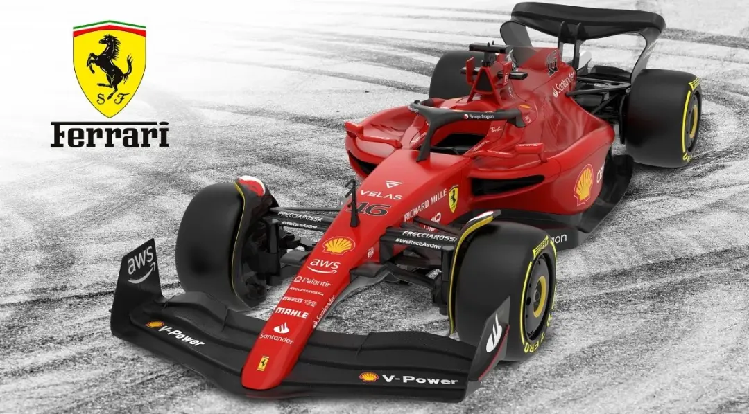 Jamara Ferrari F1-75 RC Auto 1:12 - Rood - afbeelding 5 van 6