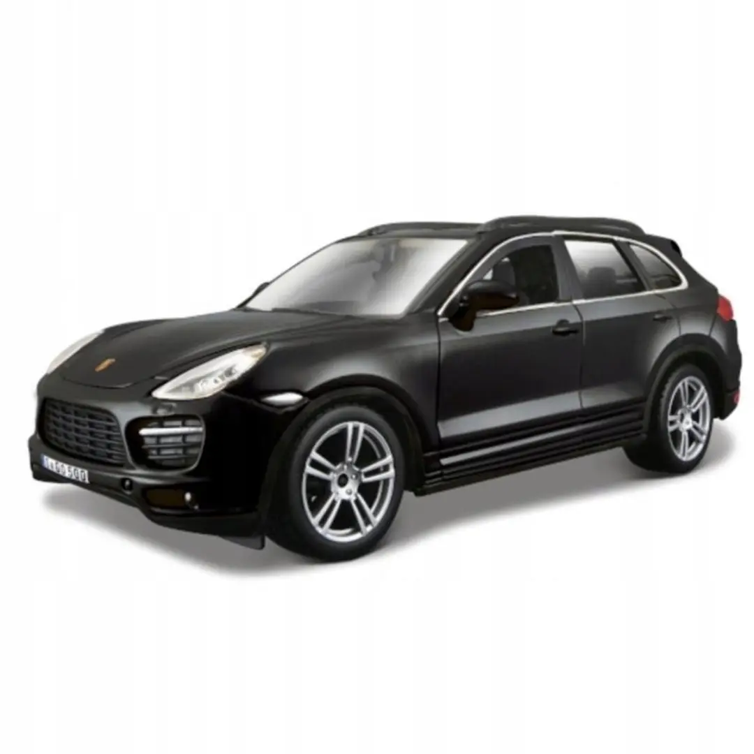 Porsche Cayenne Turbo zwart 1:24 Bburago 21056
