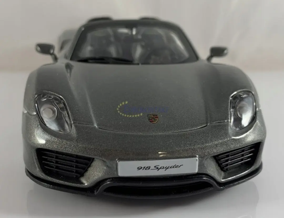 Bburago Porsche 918 Spyder 1:24 Model - Grijs - afbeelding 3 van 6