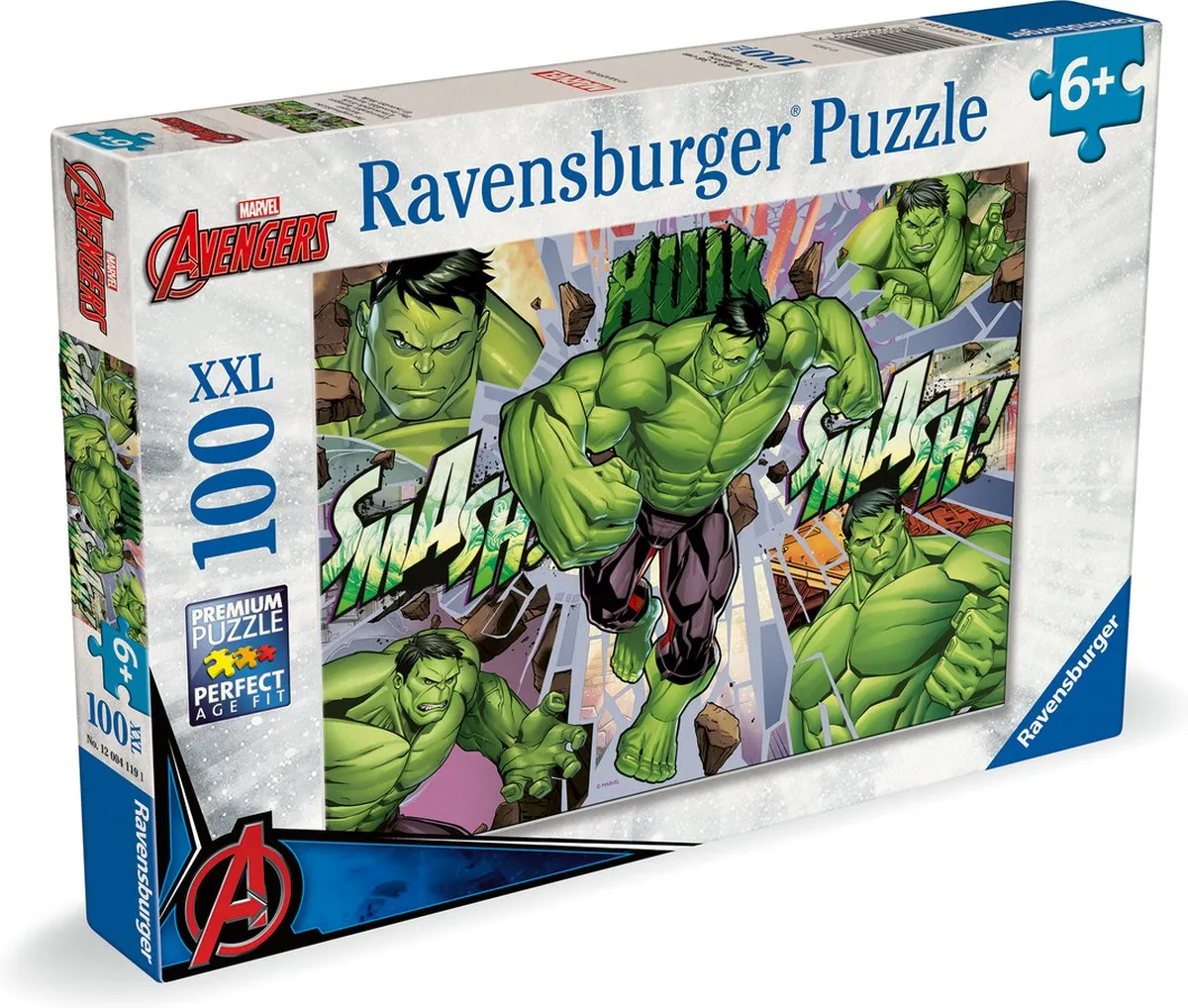 Ravensburger Marvel Hulk Legpuzzel 100 XXL-Stukjes - 100 Stuks