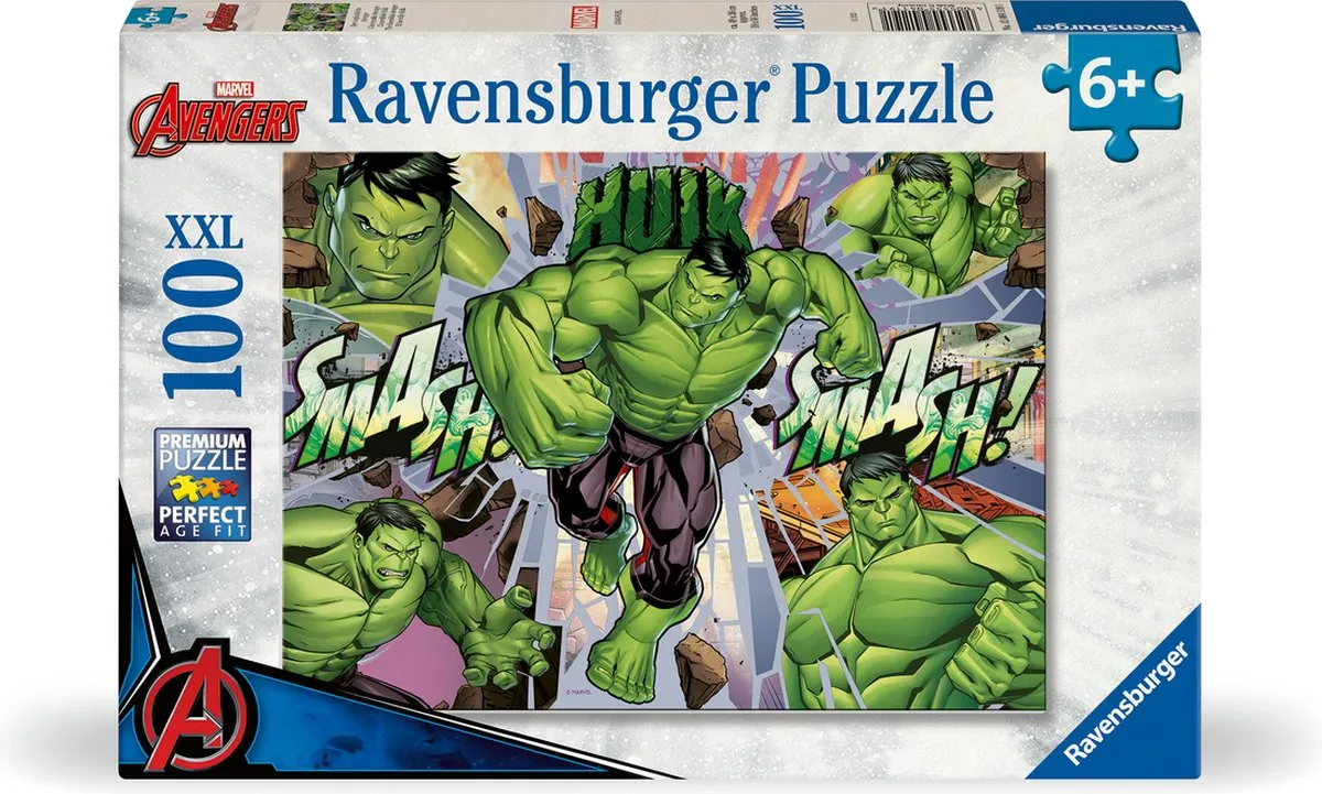 Ravensburger Marvel Hulk Legpuzzel 100 XXL-Stukjes - 100 Stuks