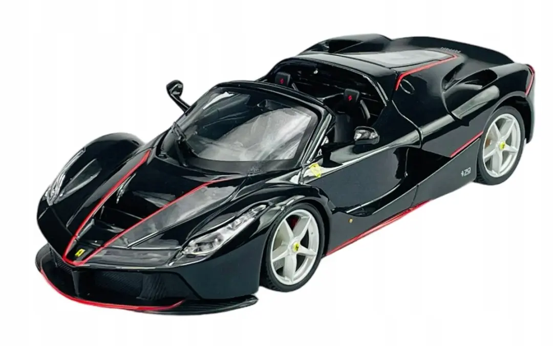 Bburago Ferrari LaFerrari Aperta 1:24 Zwart Metalen Model
