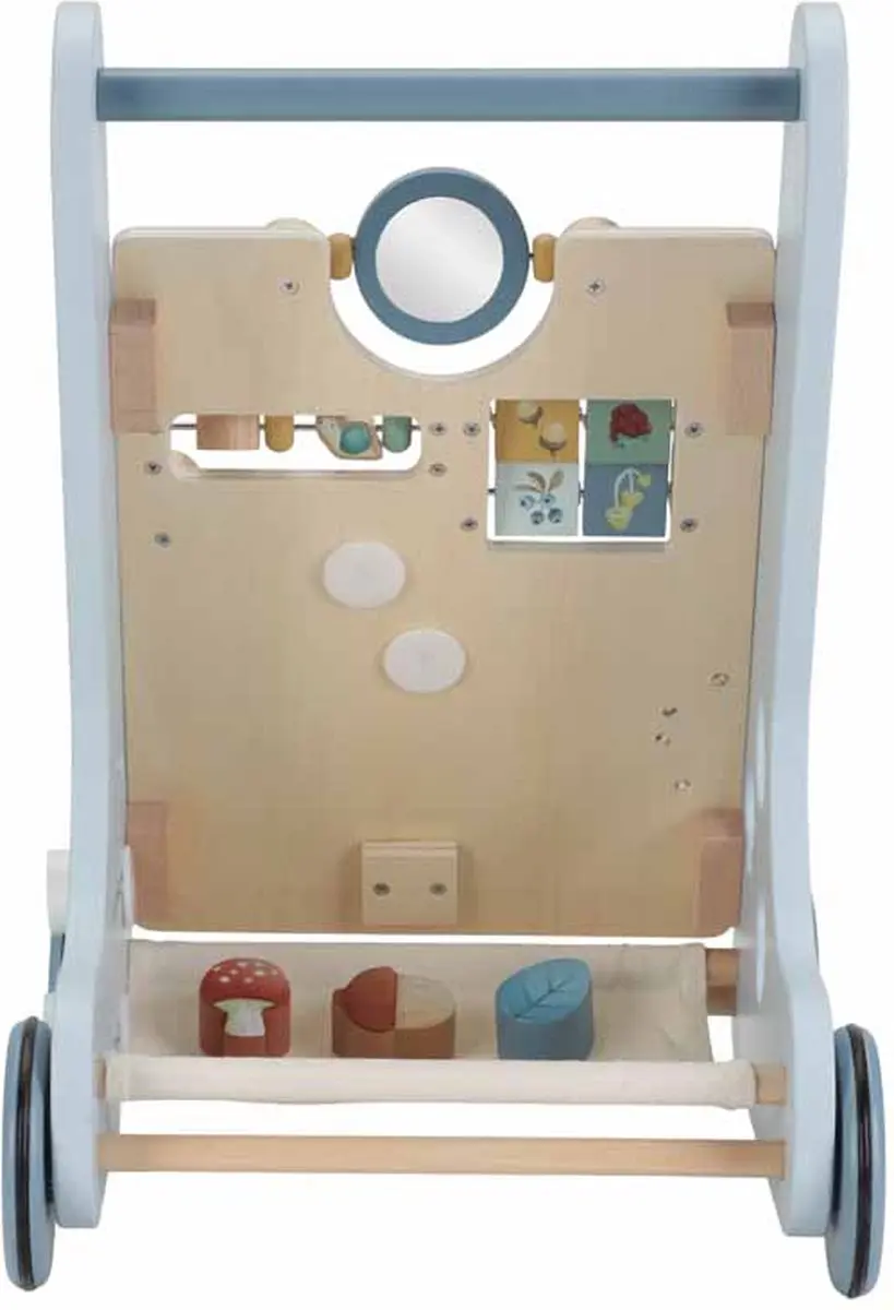 Little Dutch Activiteiten Loopwagen Forest Friends - Blauw - afbeelding 5 van 6