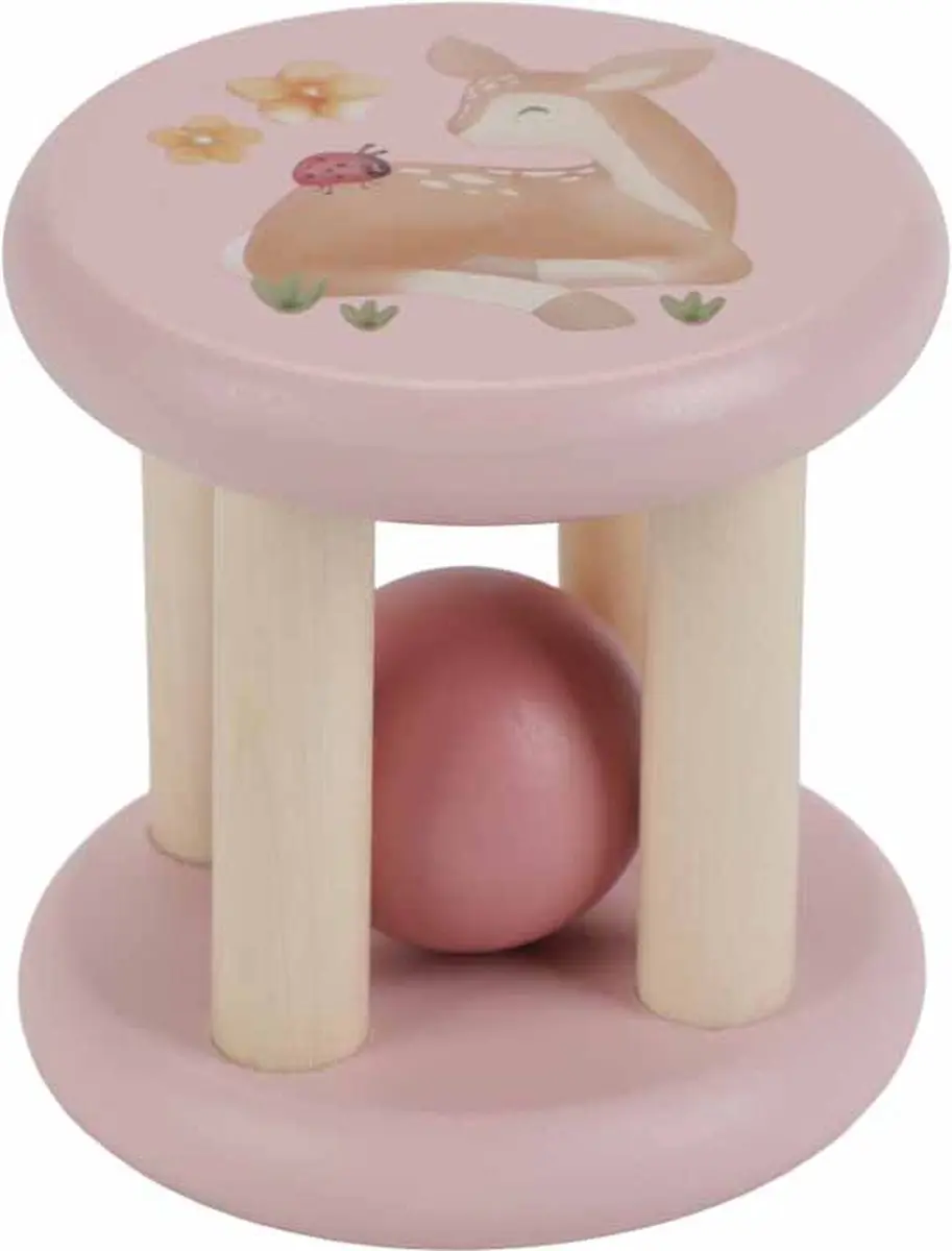 Little Dutch Rammelaar Roller Fairy Garden - Roze - afbeelding 2 van 5