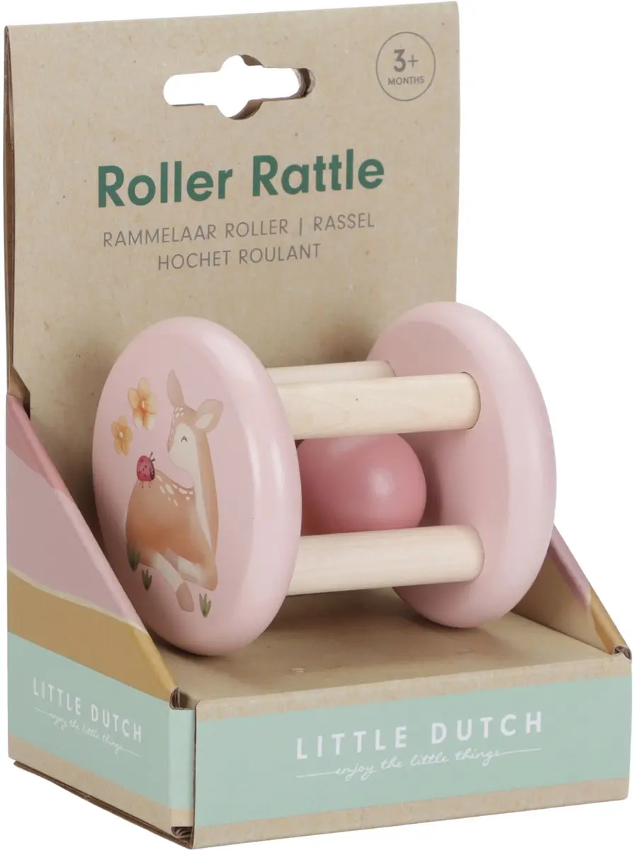 Little Dutch Rammelaar Roller Fairy Garden - Roze - afbeelding 5 van 5
