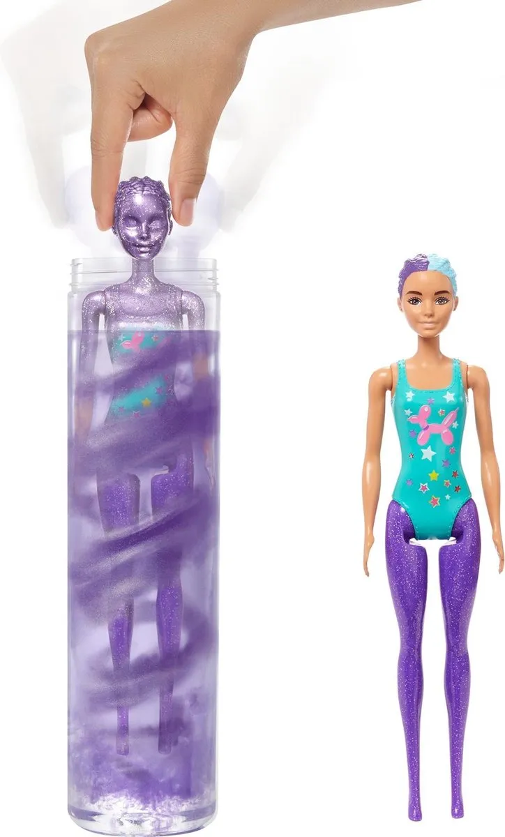 Barbie Color Reveal HBG41 Pop - Paars/Multicolor