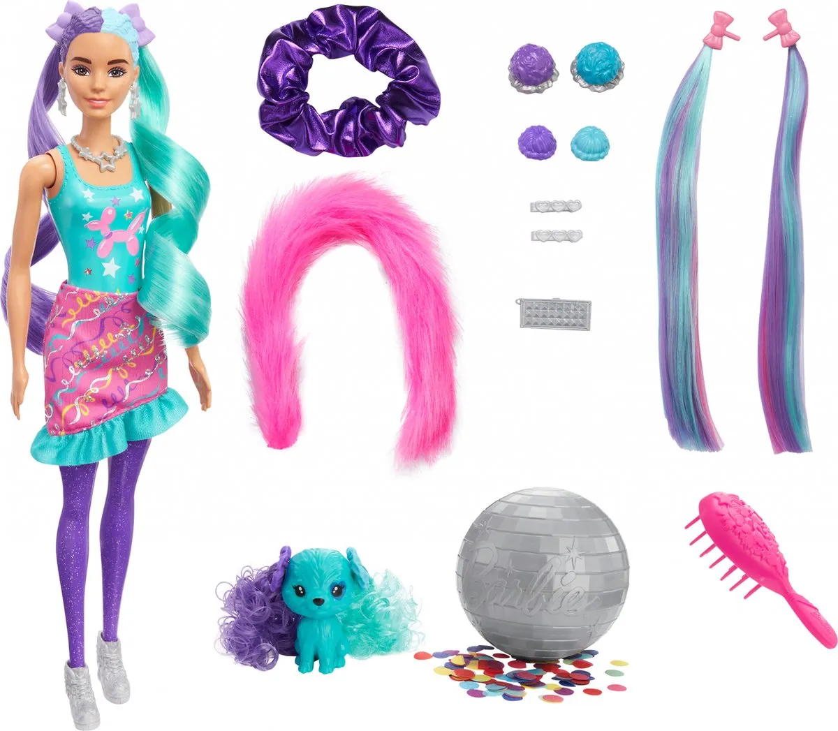 Barbie Color Reveal HBG41 Pop - Paars/Multicolor