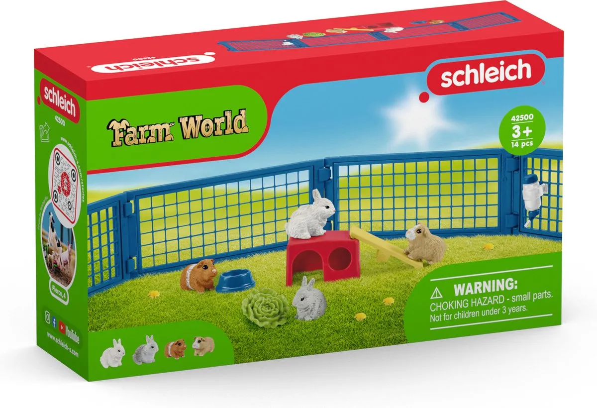 Schleich Farm World Tehuis voor Konijntjes en Cavia's 42500