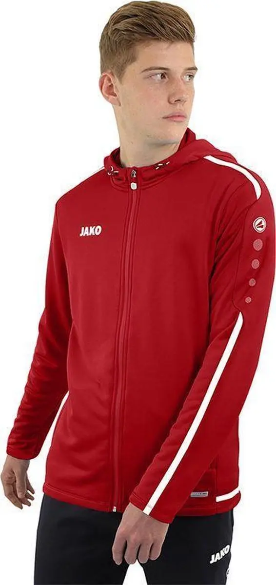 Jako Striker 2.0 Kinderjas - Chilirood/Wit 152