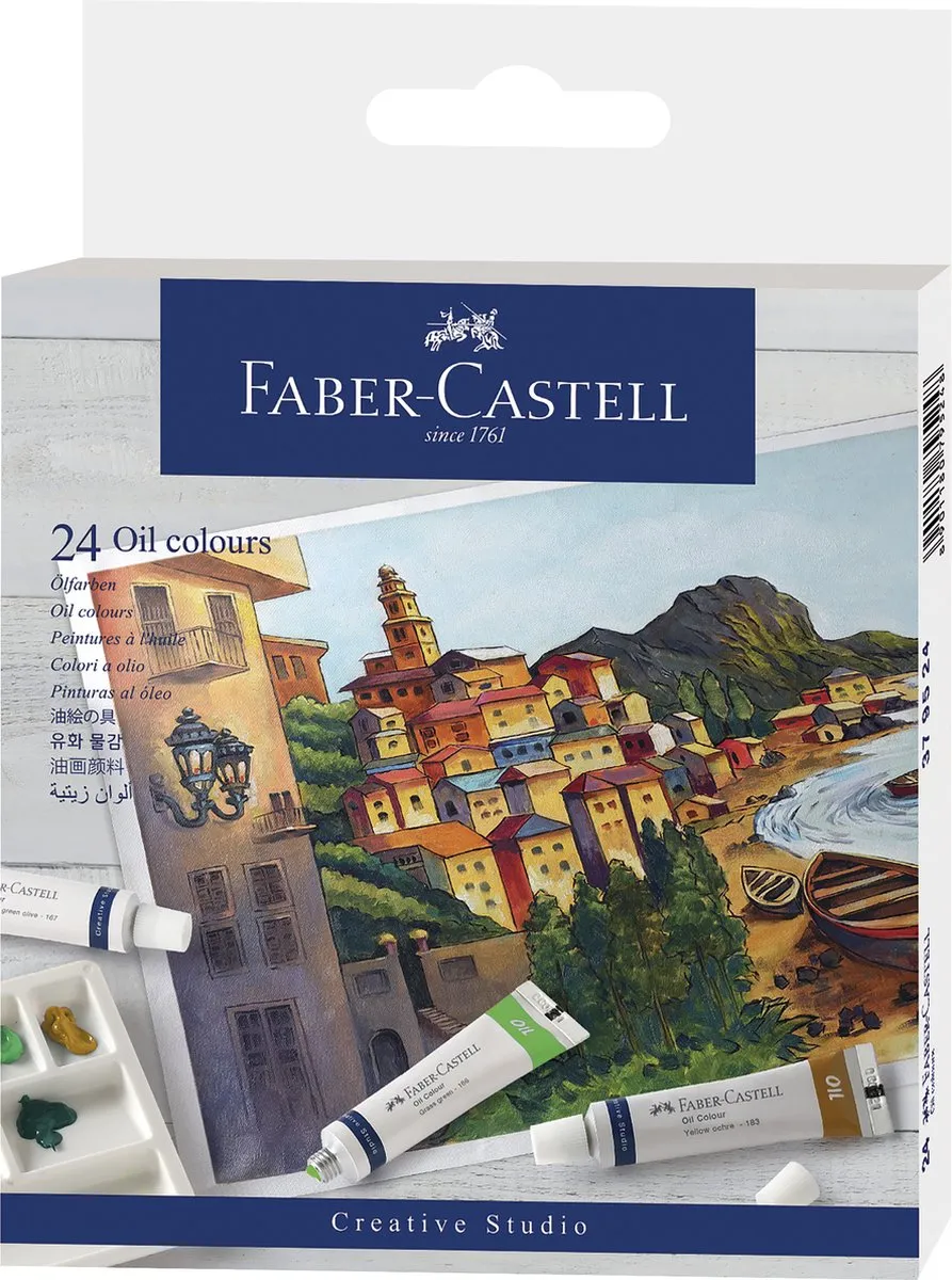 Faber-Castell Olieverf Assorti 24x9ml