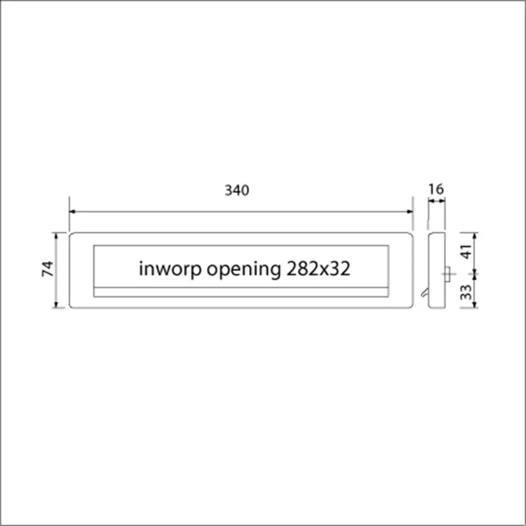 AMI EP 960 Briefplaat Climate Comfort 38-42mm - Zilver - afbeelding 5 van 6