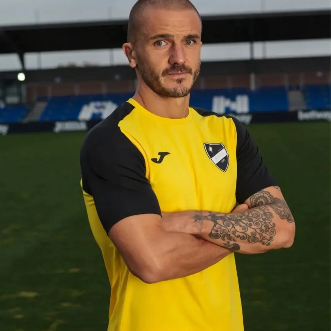 Joma Academy IV Shirt Heren - M - Geel/Zwart