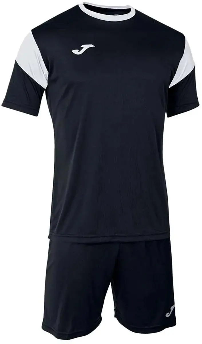 Joma Phoenix Voetbalset Korte Mouw Kinderen 116 - Zwart/Wit