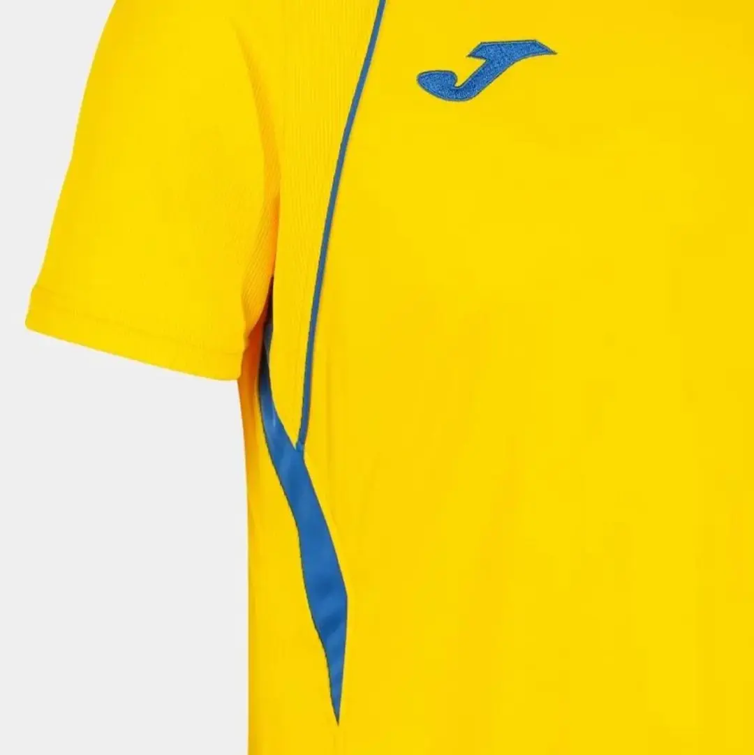 Joma Championship Sport-T-shirt - Geel-Koninklijk 3XL - afbeelding 6 van 6