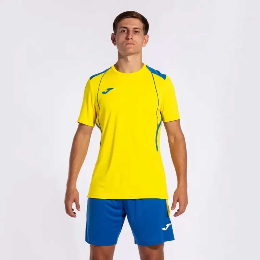 Joma Championship Sport-T-shirt - Geel-Koninklijk 3XL