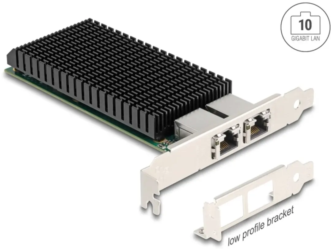 Delock PCI Express x8 Card 2 x RJ45 10 Gigabit LAN X540