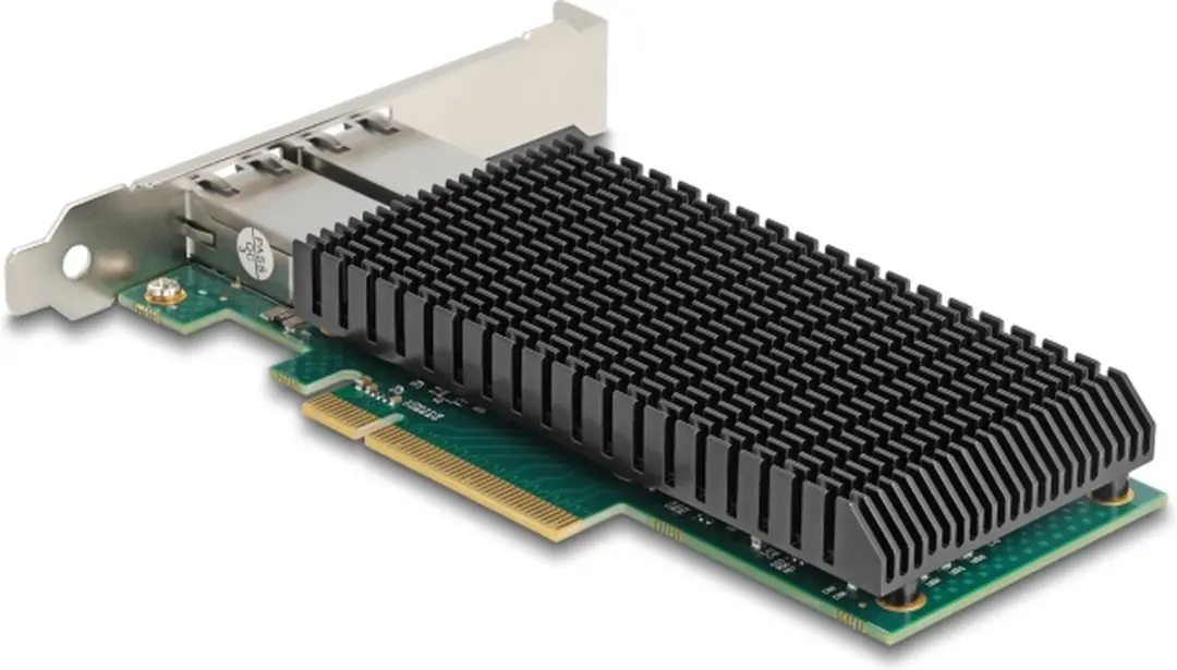 Delock PCI Express x8 Kaart 2x RJ45 10Gbps X540 - Zwart - afbeelding 4 van 4