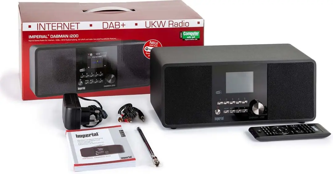Imperial DABMAN i200 V2 Internetradio - Zwart - afbeelding 6 van 6