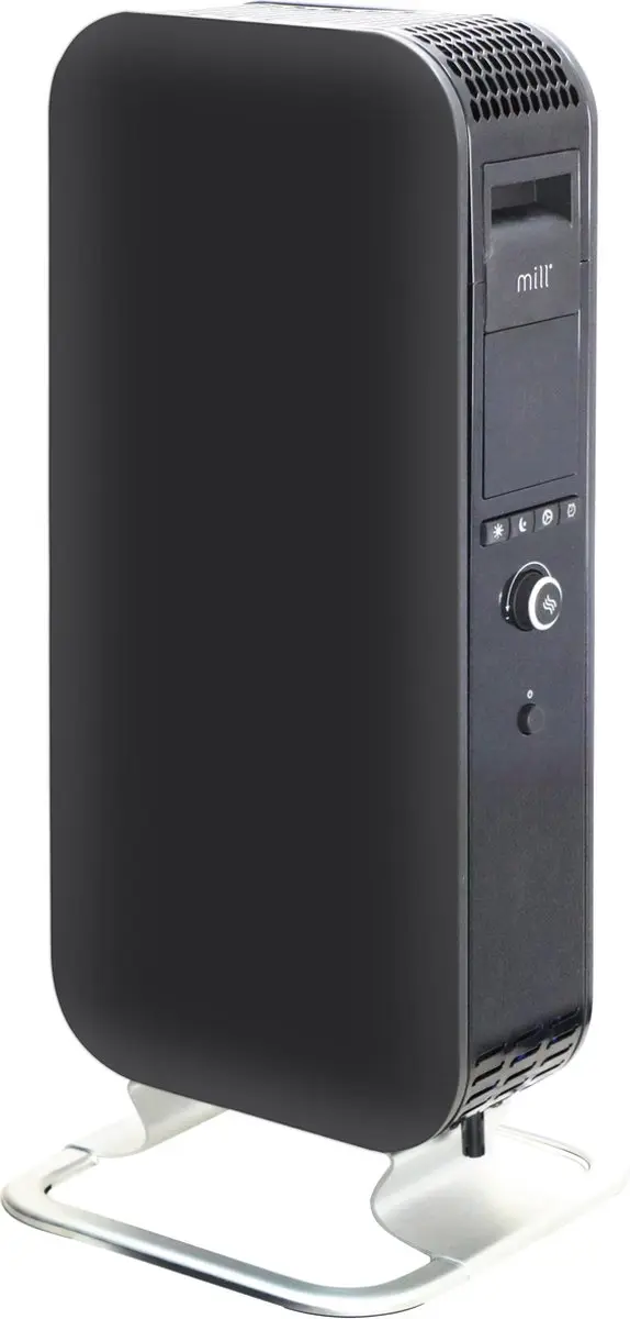 Mill AB-H1000DN BLACK Oliegevulde Radiator 1000W - Zwart - afbeelding 5 van 6