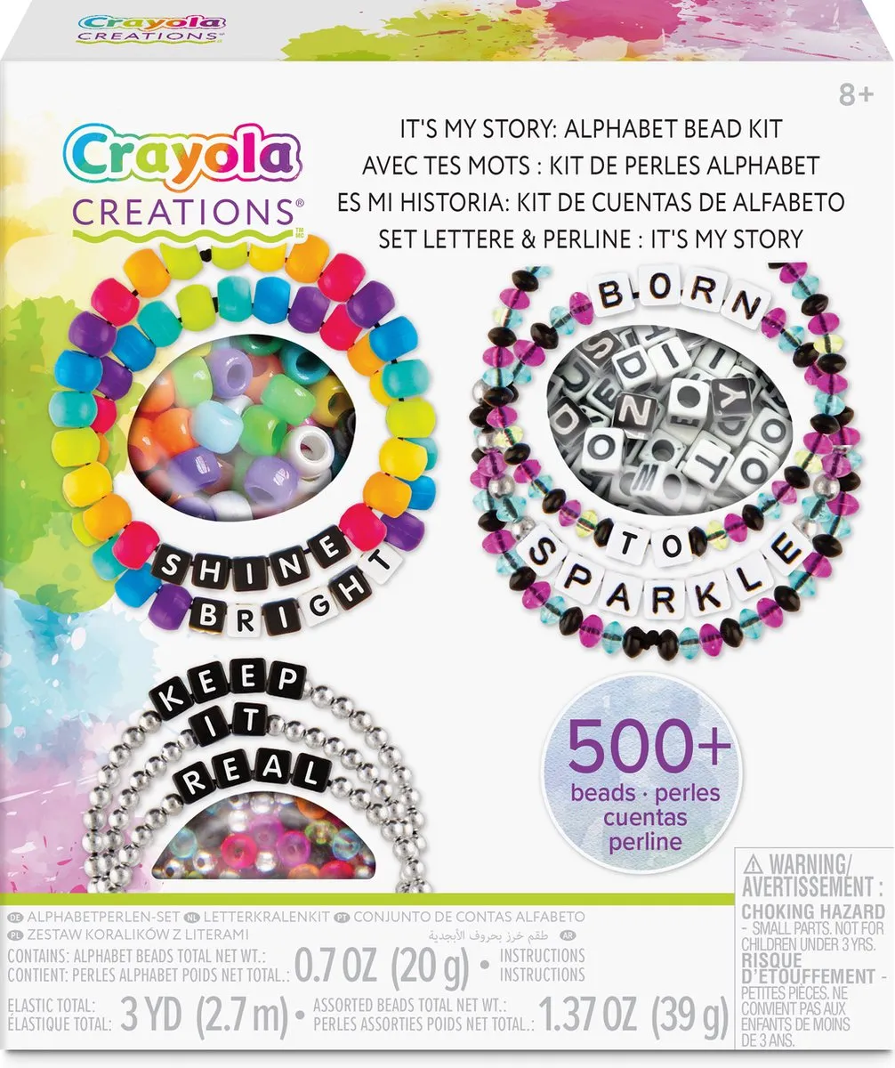 Crayola Creations Maak je Eigen Armbanden Alfabetkralen