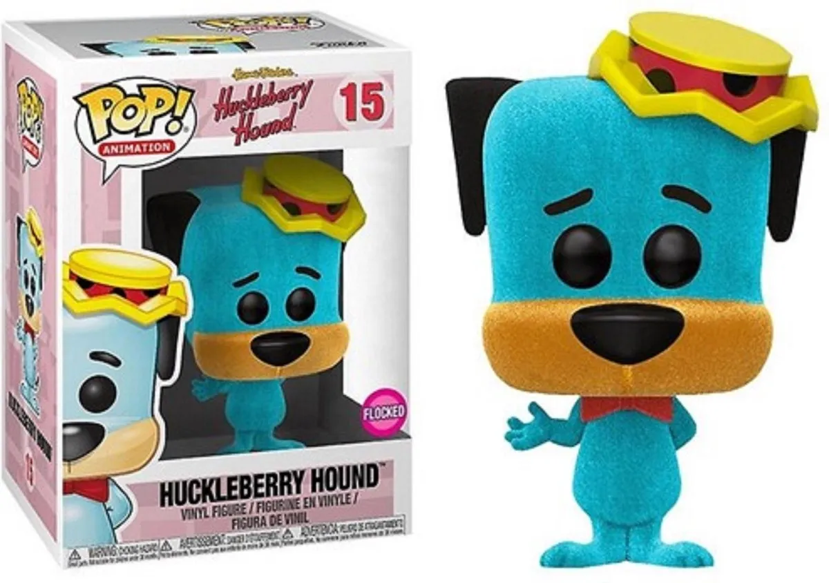 Funko POP! Huckleberry Hound Flocked - Blauw
