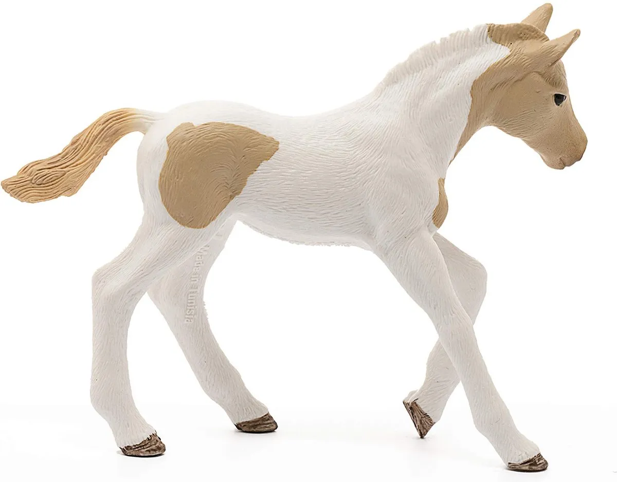 Schleich Horse Club Paint Veulen Speelfiguur 13886 - Wit/Beige
