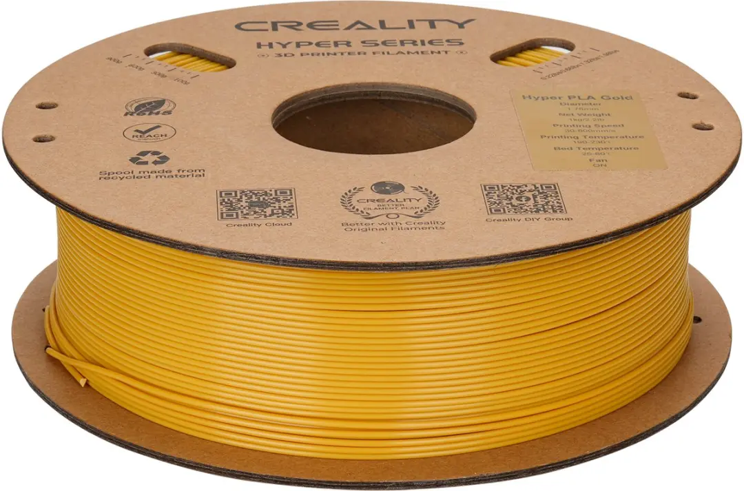 Creality Hyper PLA 3D-Printer Filament 1,75mm 1kg - Goud