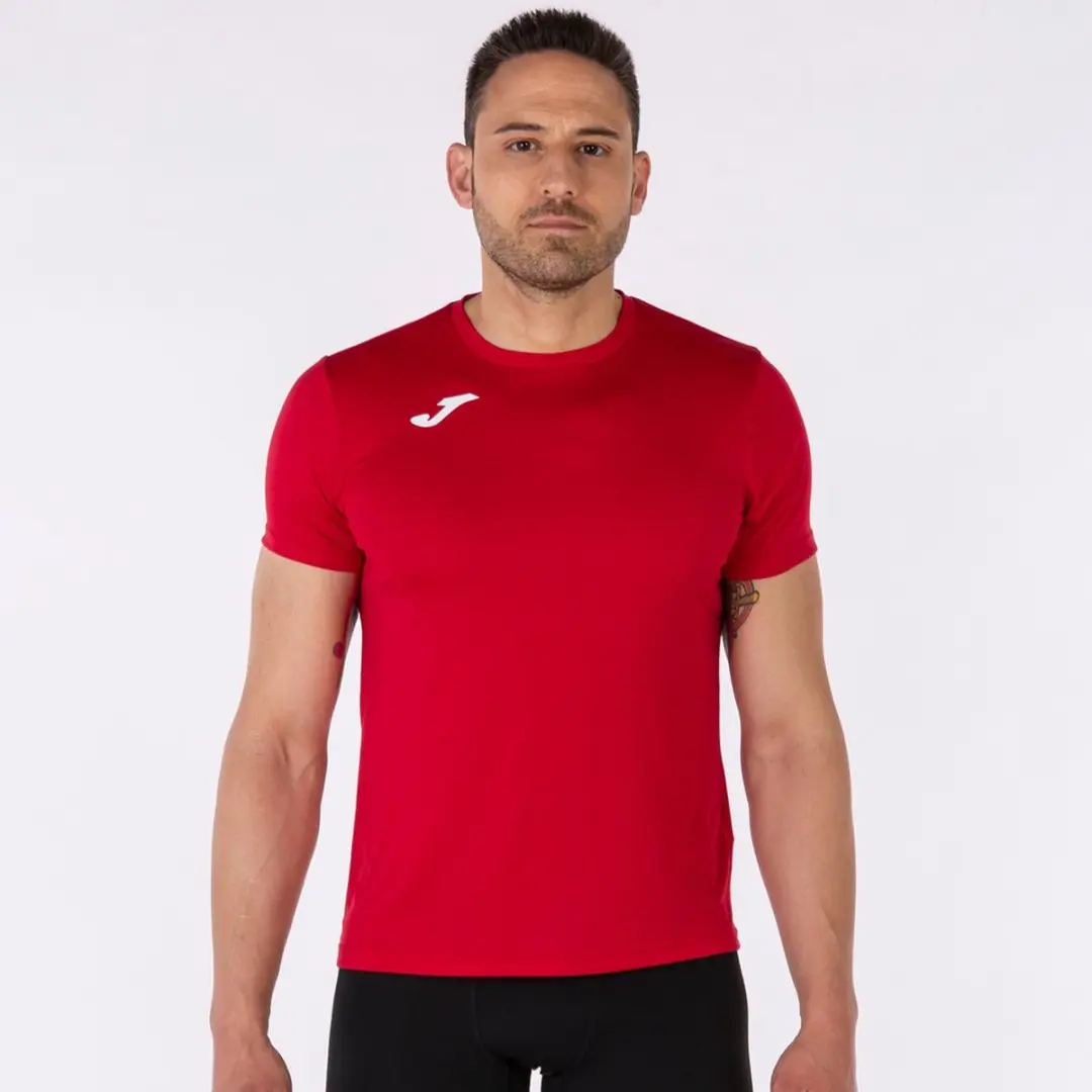 Joma Record Ii T-shirt Met Korte Mouwen Rood S Man