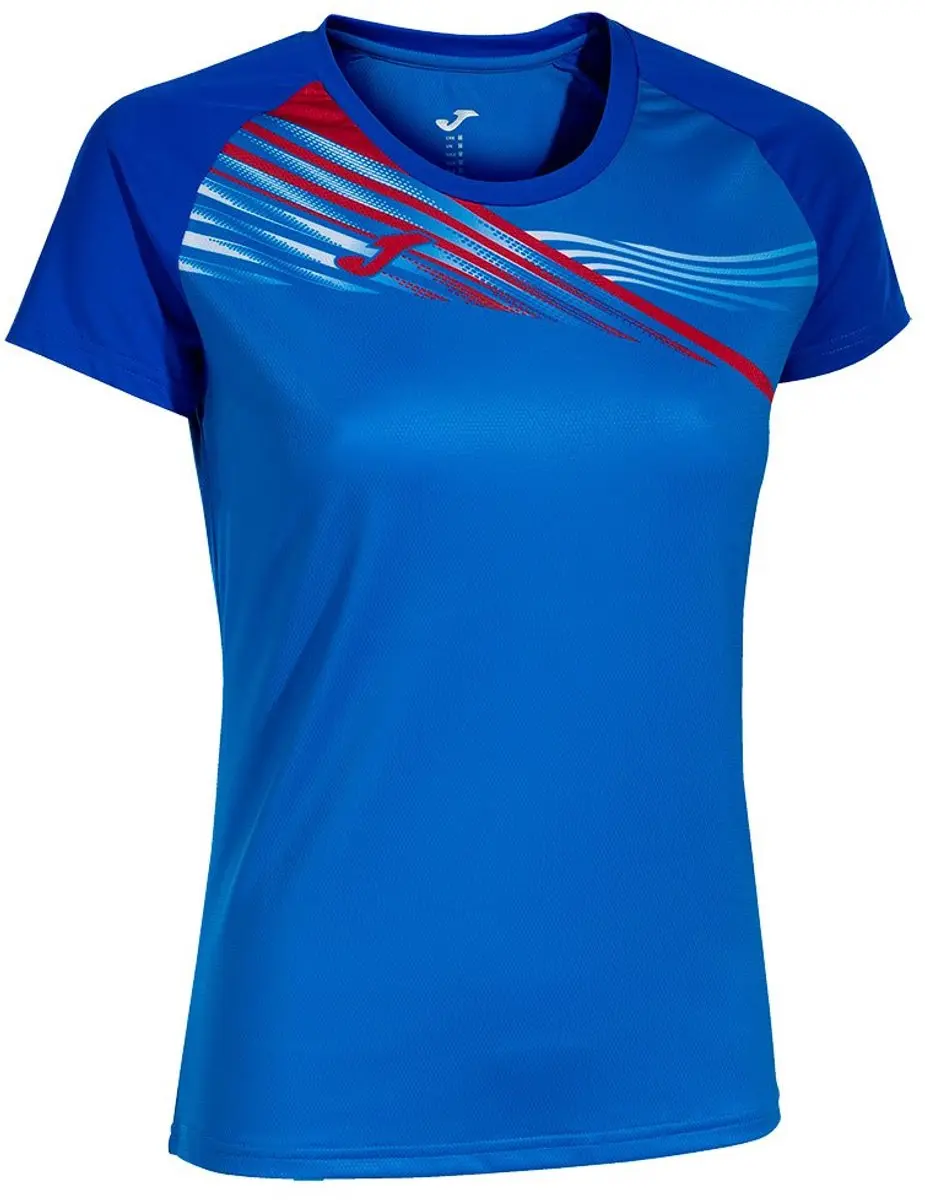 Joma Elite X T-shirt Met Korte Mouwen Blauw L Vrouw