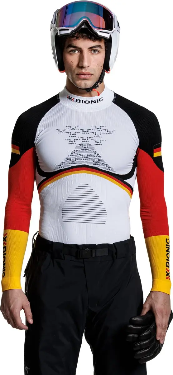 X-Bionic Energy Accumulator 4.0 Patriot Shirt Turtle Neck Lange Mouw Duitsland