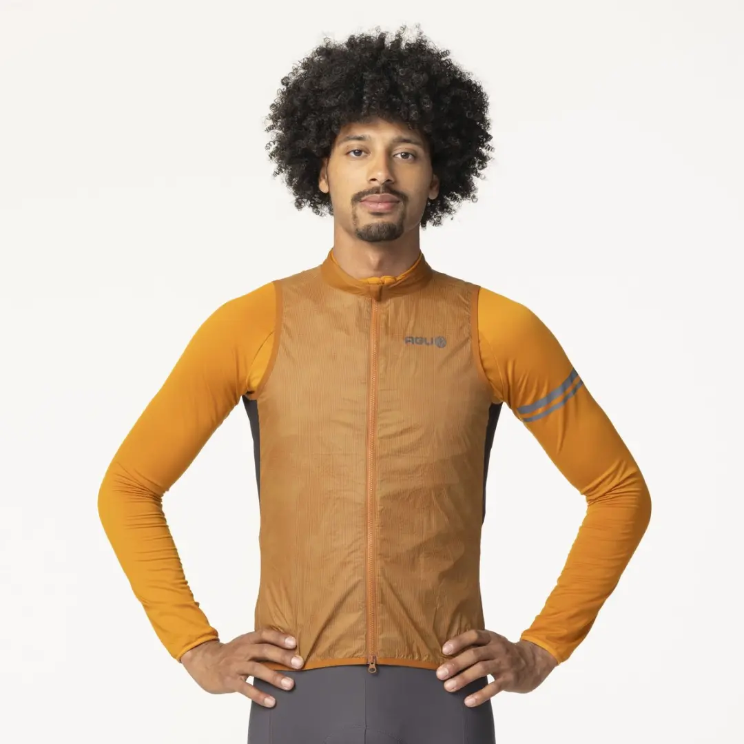AGU Essential Windbody Heren Fietsvest - Bruin - XXXL