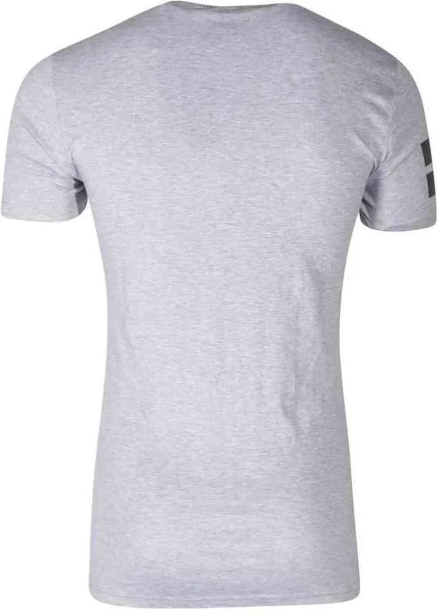 Nintendo Heren T-shirt Super Power Grijs - L