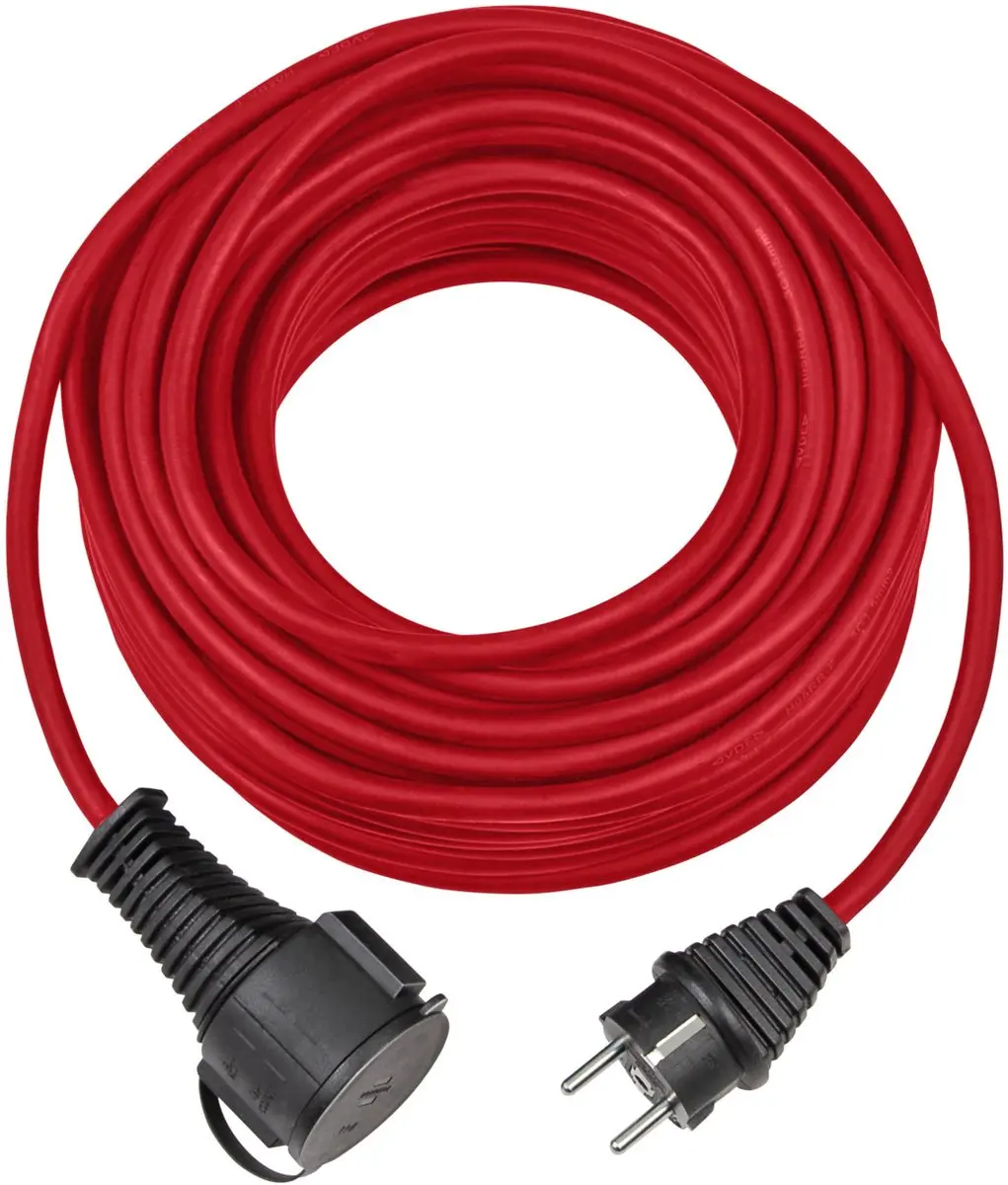 Brennenstuhl 1161860 Verlengkabel 25m - 3G 1,5mm² - Rood